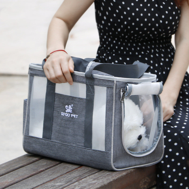 Portable Pet Carrier Backpack Breathable Travel Bag for Dogs Cats