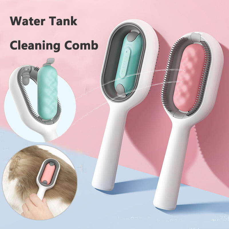 4 In 1 Cat Grooming Brush With Water Tank
