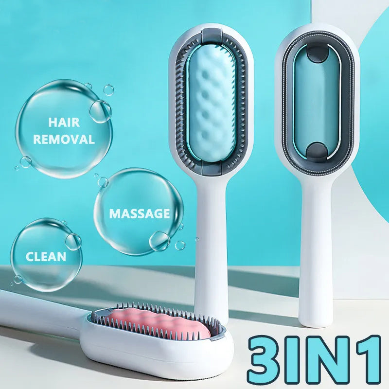 4 In 1 Cat Grooming Brush With Water Tank
