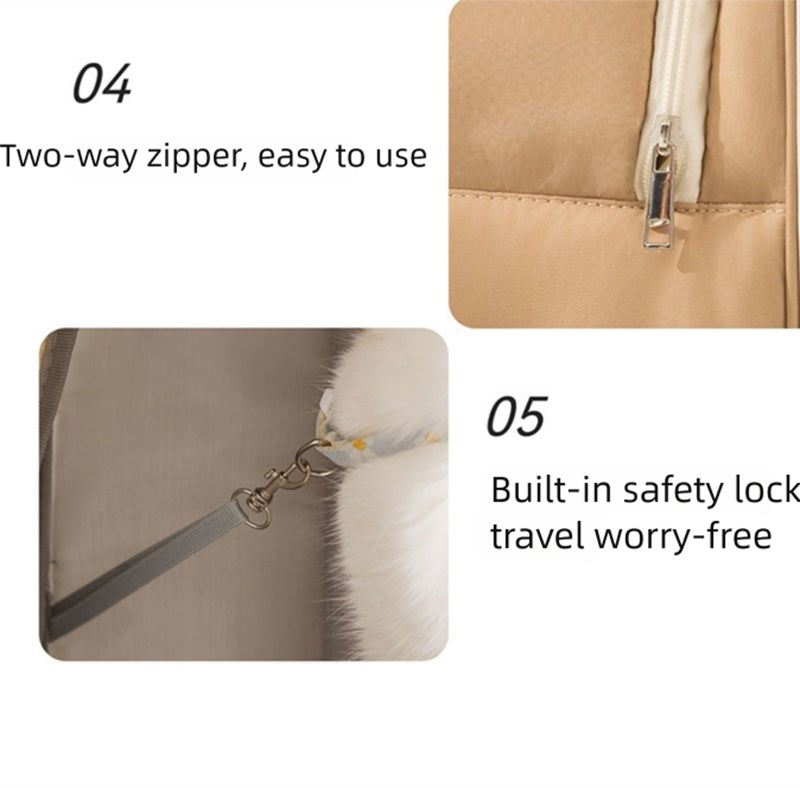 Breathable Pet Carrier Backpack Comfortable Dog Cat Travel Bag