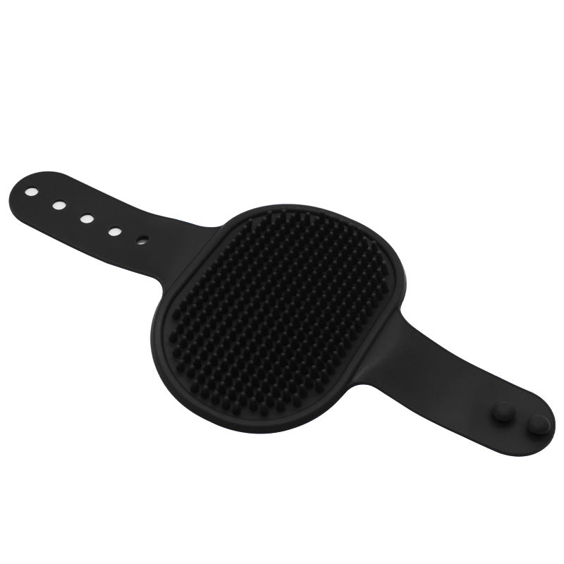 Soft Rubber Pet Bath Brush Silicone Massage Comb Hair Remover