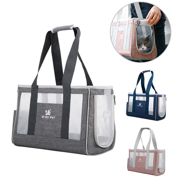 Portable Pet Carrier Backpack Breathable Travel Bag for Dogs Cats