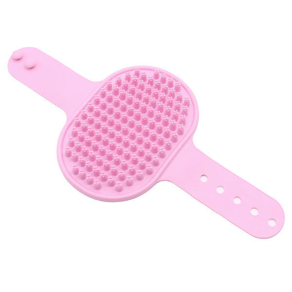 Soft Rubber Pet Bath Brush Silicone Massage Comb Hair Remover