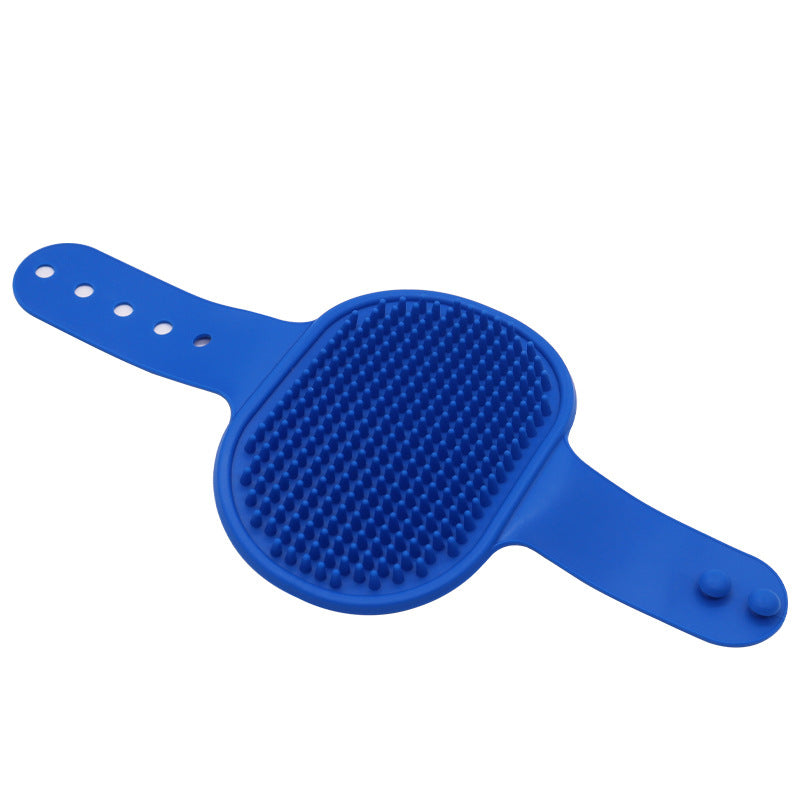 Soft Rubber Pet Bath Brush Silicone Massage Comb Hair Remover