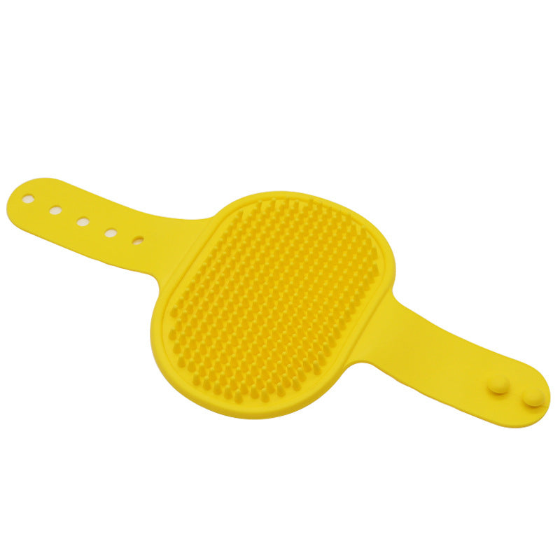 Soft Rubber Pet Bath Brush Silicone Massage Comb Hair Remover