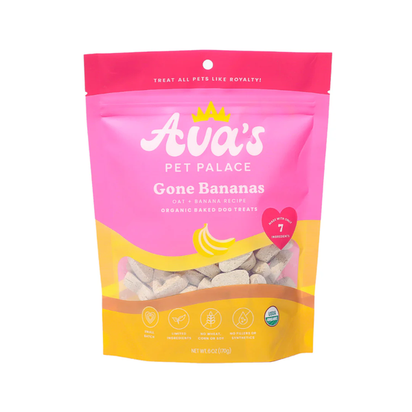 Pet Palace Organic Gone Bananas Oven Baked Dog Treats