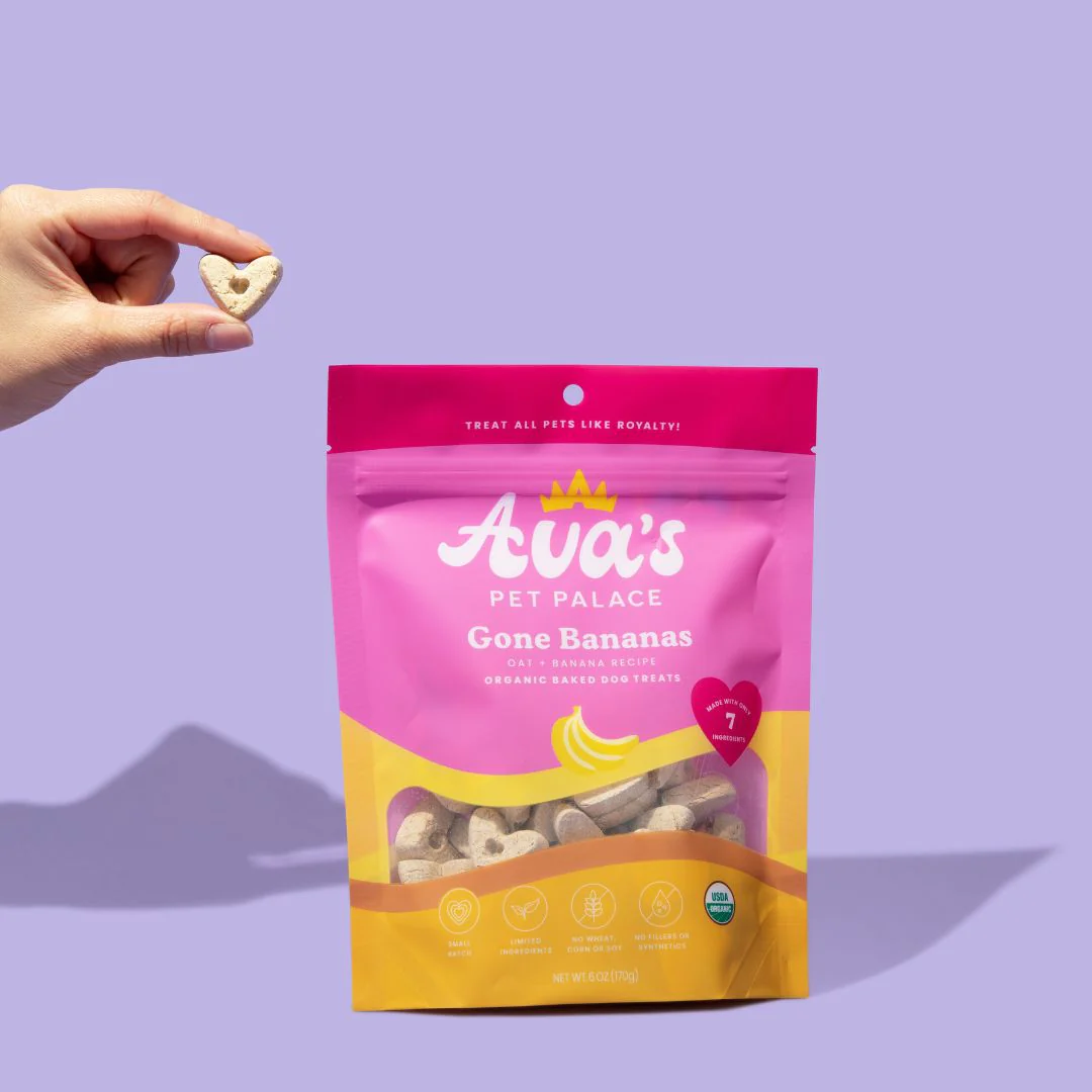 Pet Palace Organic Gone Bananas Oven Baked Dog Treats