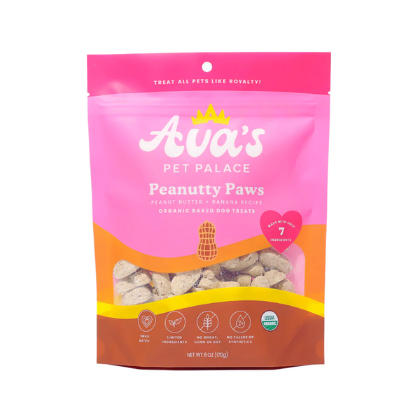 Pet Palace Organic Peanutty Paws Oven Baked Dog Treats