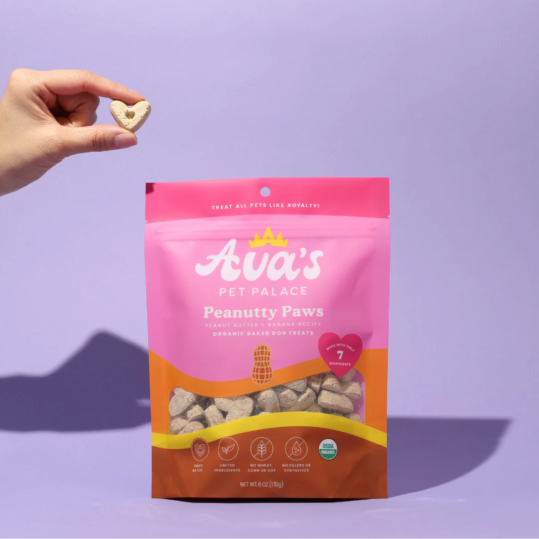 Pet Palace Organic Peanutty Paws Oven Baked Dog Treats