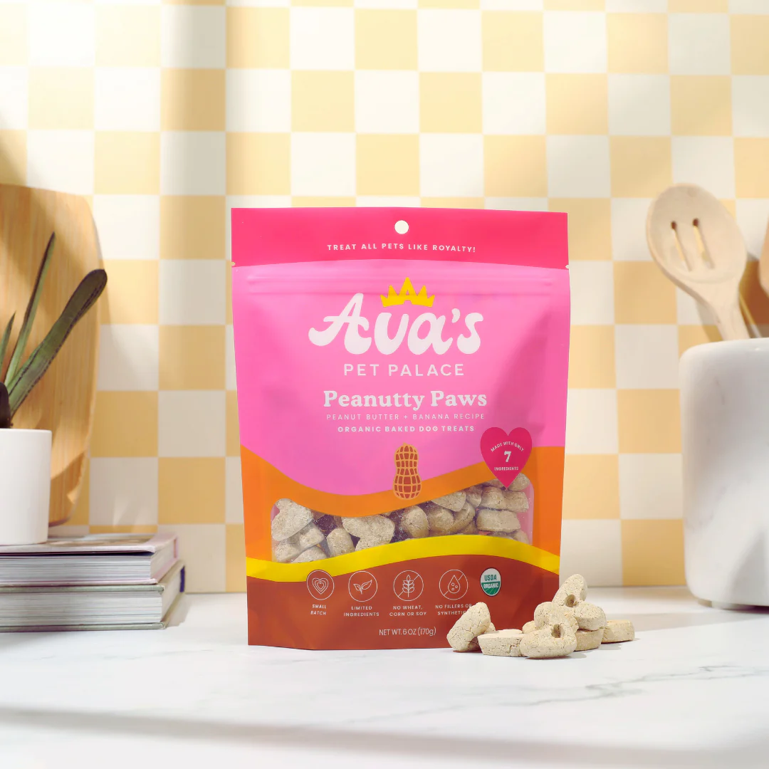 Pet Palace Organic Peanutty Paws Oven Baked Dog Treats
