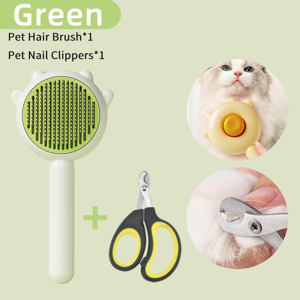 Pet Grooming Massage Comb Hair Removal Brush for Dogs Cats