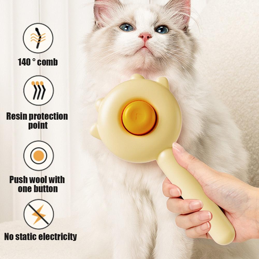 Pet Grooming Massage Comb Hair Removal Brush for Dogs Cats