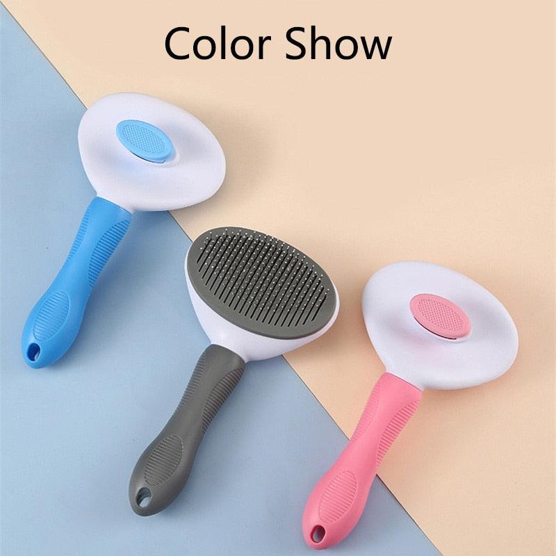 Self Cleaning Pet Hair Remover Brush for Dogs Cats