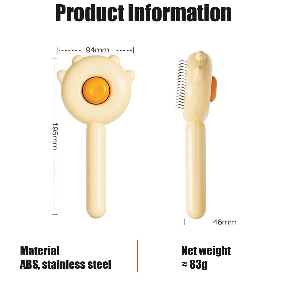 Pet Grooming Massage Comb Hair Removal Brush for Dogs Cats