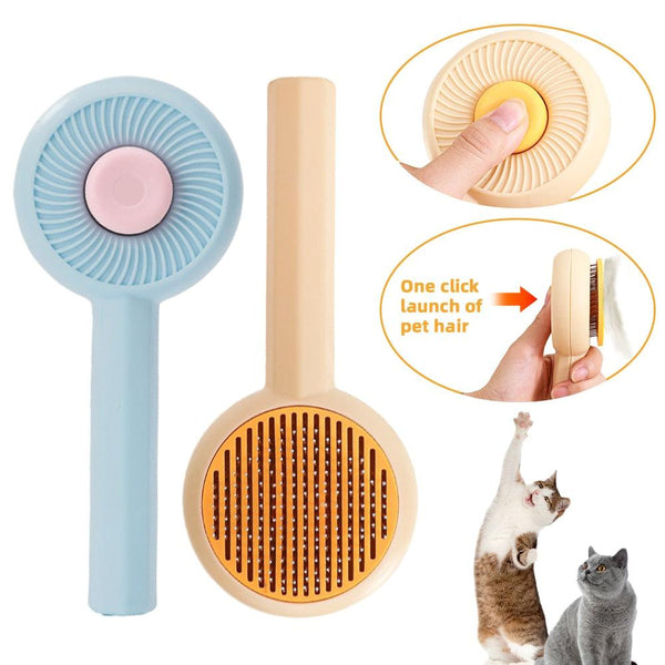 Pet Grooming Massage Comb Hair Removal Brush for Dogs Cats