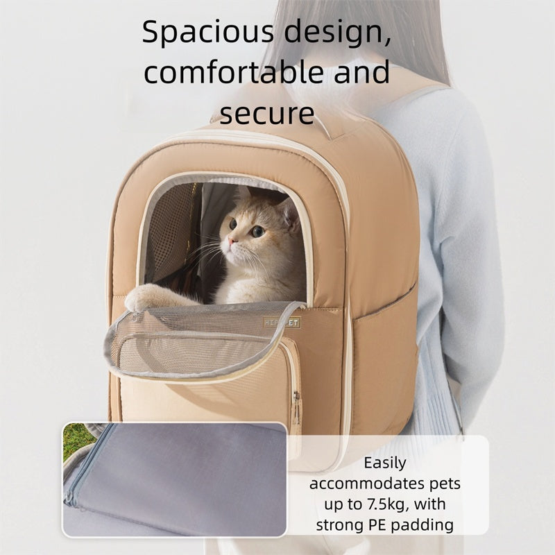 Breathable Pet Carrier Backpack Comfortable Dog Cat Travel Bag