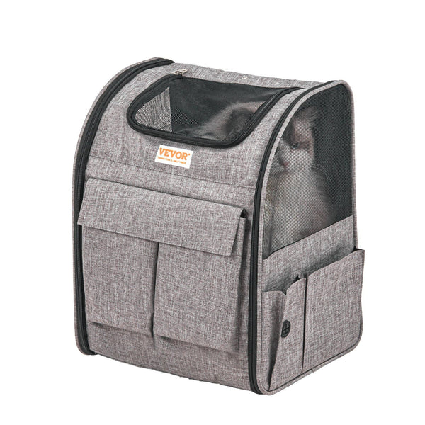 Rolling Pet Carrier Backpack with Removable Wheels Airline Approved
