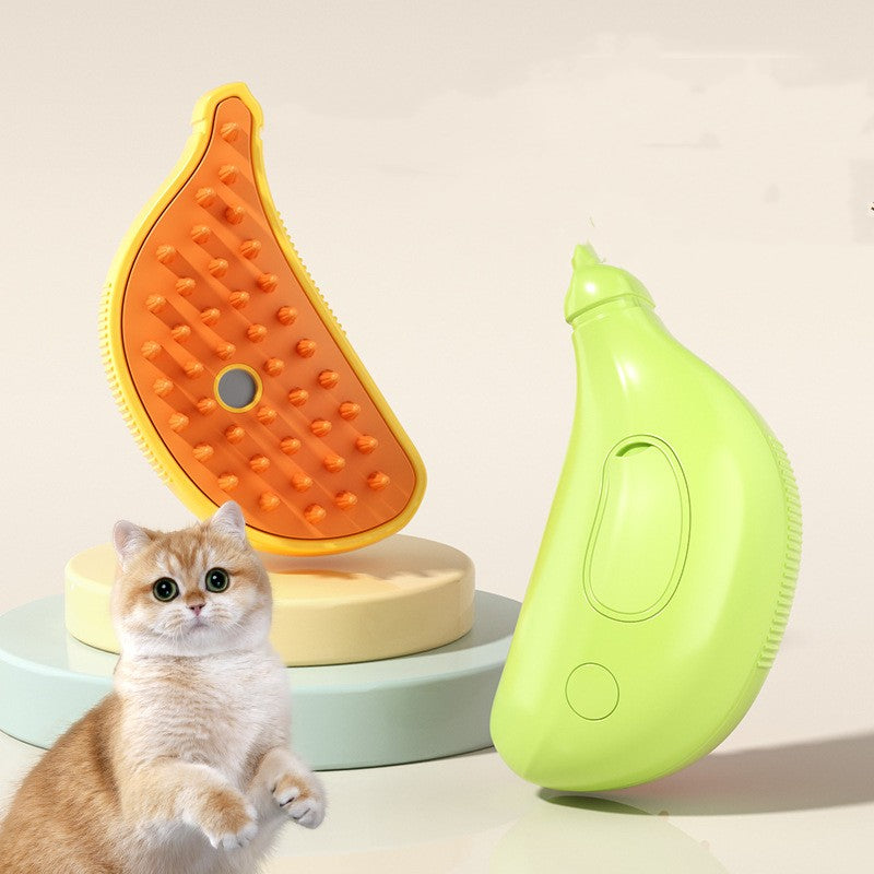 3 In 1 Pet Steam Brush Spray Massage Grooming Comb