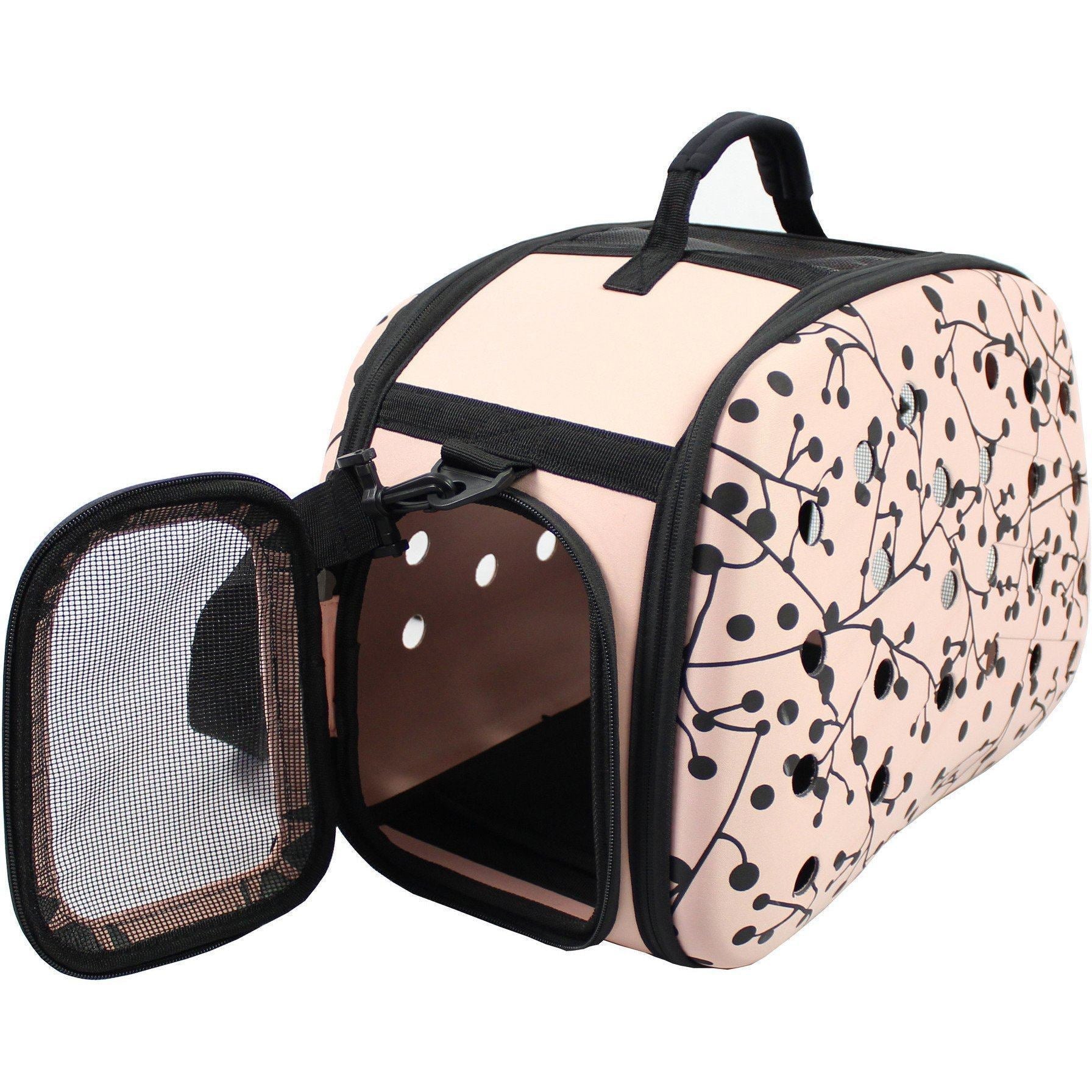 Narrow Shelled Lightweight Collapsible Military Grade Travel Pet Carrier