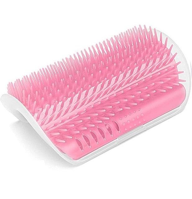 Self Groomer Cat Brush Wall Mounted Massager Interactive Cat Toy