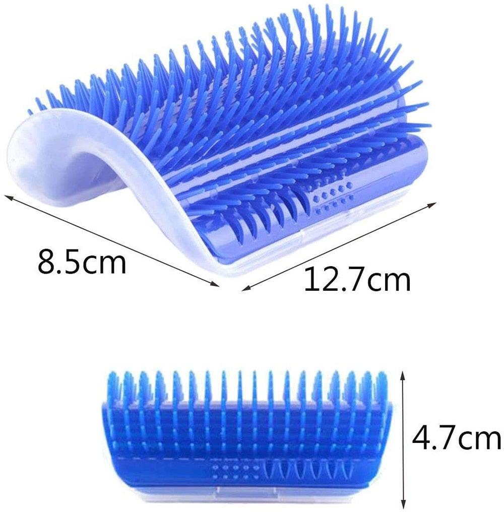 Self Groomer Cat Brush Wall Mounted Massager Interactive Cat Toy