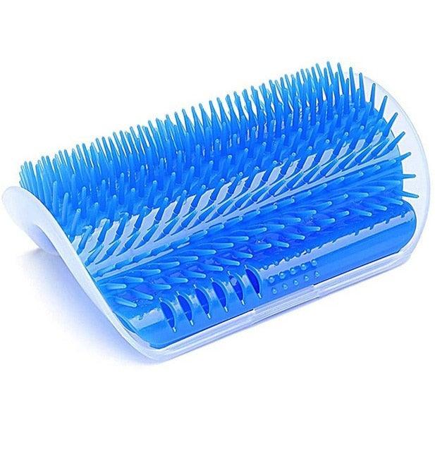 Self Groomer Cat Brush Wall Mounted Massager Interactive Cat Toy